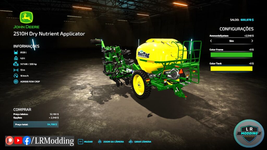 LRModding John Deere 2510H Dry Nutrient Applicator